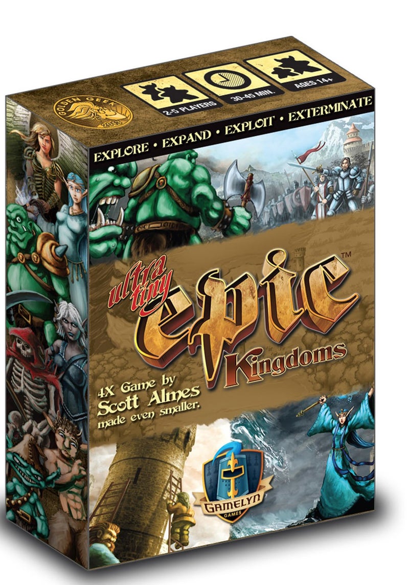 Gamelyn Games Ultra-Tiny Epic Kingdoms Pocket Board Game - Image 1